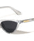 Two Bar Temple Accent Fashion Retro Cat Eye Wholesale Sunglasses