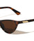 Two Bar Temple Accent Fashion Retro Cat Eye Wholesale Sunglasses