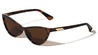 Two Bar Temple Accent Fashion Retro Cat Eye Wholesale Sunglasses
