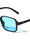 Color Lens Two Dot Temple Accent Retro Rectangle Wholesale Sunglasses