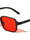 Color Lens Two Dot Temple Accent Retro Rectangle Wholesale Sunglasses