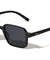 Color Lens Two Dot Temple Accent Retro Rectangle Wholesale Sunglasses