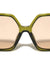 Hinge Bar Accent Oversized Fashion Geometric Butterfly Wholesale Sunglasses