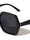Hinge Bar Accent Oversized Fashion Geometric Butterfly Wholesale Sunglasses
