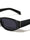 Curved Cut Sides Accent Fashion Oval Butterfly Wholesale Sunglasses