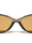 Curved Edge Two Dot Temple Accent Fashion Butterfly Wholesale Sunglasses