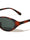 Curved Edge Two Dot Temple Accent Fashion Butterfly Wholesale Sunglasses