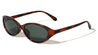 Curved Edge Two Dot Temple Accent Fashion Butterfly Wholesale Sunglasses