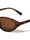 Curved Edge Two Dot Temple Accent Fashion Butterfly Wholesale Sunglasses
