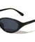Curved Edge Two Dot Temple Accent Fashion Butterfly Wholesale Sunglasses