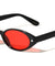 Star Stud Accent Color Lens Retro Oval Wholesale Sunglasses