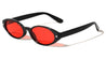 Star Stud Accent Color Lens Retro Oval Wholesale Sunglasses