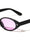 Star Stud Accent Color Lens Retro Oval Wholesale Sunglasses
