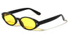 Star Stud Accent Color Lens Retro Oval Wholesale Sunglasses
