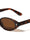 Star Stud Accent Color Lens Retro Oval Wholesale Sunglasses