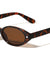 Star Stud Accent Color Lens Retro Oval Wholesale Sunglasses