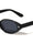 Star Stud Accent Color Lens Retro Oval Wholesale Sunglasses