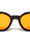 Frontal Stud Accent Fashion Retro Round Wholesale Sunglasses