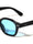Frontal Stud Accent Fashion Retro Round Wholesale Sunglasses