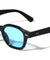 Frontal Stud Accent Fashion Retro Round Wholesale Sunglasses
