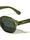 Frontal Stud Accent Fashion Retro Round Wholesale Sunglasses
