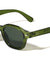 Frontal Stud Accent Fashion Retro Round Wholesale Sunglasses