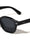 Frontal Stud Accent Fashion Retro Round Wholesale Sunglasses