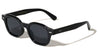 Frontal Stud Accent Fashion Retro Round Wholesale Sunglasses