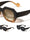 Rounded Temple Tip Fashion Retro Geometric Wholesale Sunglasses