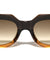 Rounded Temple Tip Fashion Retro Geometric Wholesale Sunglasses