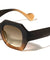 Rounded Temple Tip Fashion Retro Geometric Wholesale Sunglasses