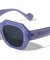 Rounded Temple Tip Fashion Retro Geometric Wholesale Sunglasses