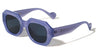 Rounded Temple Tip Fashion Retro Geometric Wholesale Sunglasses