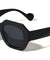 Rounded Temple Tip Fashion Retro Geometric Wholesale Sunglasses