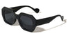 Rounded Temple Tip Fashion Retro Geometric Wholesale Sunglasses