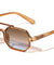 Spring Hinge Retro Geometric Aviators Wholesale Sunglasses