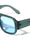 Oversized Crystal Color Fashion Square Aviators Wholesale Sunglasses