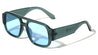 Oversized Crystal Color Fashion Square Aviators Wholesale Sunglasses