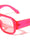 Oversized Crystal Color Fashion Square Aviators Wholesale Sunglasses