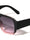 Oversized Crystal Color Fashion Square Aviators Wholesale Sunglasses