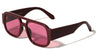 Oversized Crystal Color Fashion Square Aviators Wholesale Sunglasses