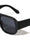 Oversized Crystal Color Fashion Square Aviators Wholesale Sunglasses