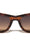Two Dot Accent Stud Large Brow Square Wholesale Sunglasses