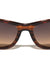 Two Dot Accent Stud Large Brow Square Wholesale Sunglasses