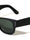 Two Dot Accent Stud Large Brow Square Wholesale Sunglasses