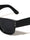 Two Dot Accent Stud Large Brow Square Wholesale Sunglasses