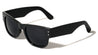 Two Dot Accent Stud Large Brow Square Wholesale Sunglasses