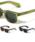 Frontal Up Arrow Stud Retro Square Wholesale Sunglasses
