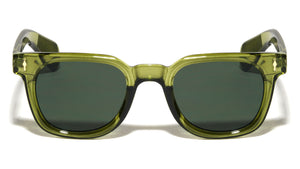 Frontal Up Arrow Stud Retro Square Wholesale Sunglasses