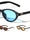 Two Bracket Hinge Accent Fashion Oval Cat Eye Wholesale Sunglasses
